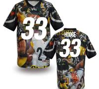 Pittsburgh Steelers #33 HODGE Men's Stitched NFL Elite Fanatical Version Jersey (7)