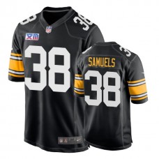 Pittsburgh Steelers #38 Jaylen Samuels 1978 Throwback Super Bowl XIII Black Jersey