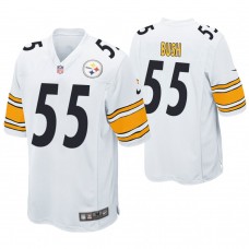 Pittsburgh Steelers #55 Devin Bush 2019 NFL Draft White Game Jersey