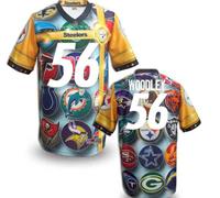 Pittsburgh Steelers #56 WOODLEY Men's Stitched NFL Elite Fanatical Version Jersey (8)