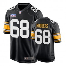 Pittsburgh Steelers #68 Jake Rodgers 1978 Throwback Super Bowl XIII Black Jersey