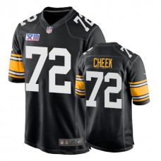 Pittsburgh Steelers #72 Joseph Cheek 1978 Throwback Super Bowl XIII Black Jersey
