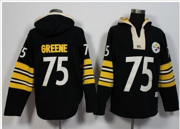 Pittsburgh Steelers #75 Joe Greene Black Player Winning Method Pullover NFL Hoodie