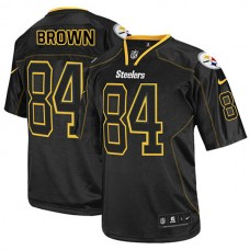 Pittsburgh Steelers #84 Antonio Brown Black Lights Out Jersey