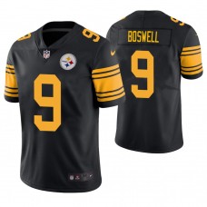 Pittsburgh Steelers #9 Chris Boswell Black Color Rush Legend Jersey