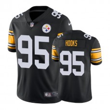 Pittsburgh Steelers #95 Lavon Hooks Vapor Untouchable Limited Throwback Black Jersey