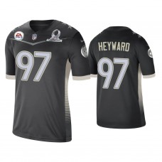 Pittsburgh Steelers #97 Cameron Heyward 2021 AFC Pro Bowl Game Anthracite Jersey