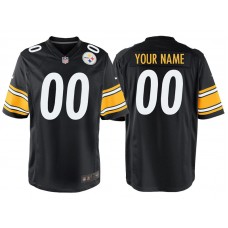 Pittsburgh Steelers Black Game Customized Jersey