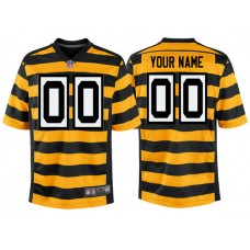 Pittsburgh Steelers Gold Alternate Game Customized Jersey