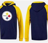 Pittsburgh Steelers Logo Pullover Hoodie Dark Blue & Yellow