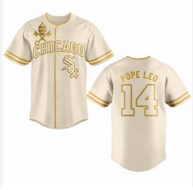 Pope Leo 14 White Sox Vatican City Connect Jersey