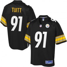 Pro Line Pittsburgh Steelers #91 Stephon Tuitt Team Color Jersey