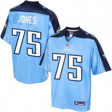 Pro Line Tennessee Titans #75 DaQuan Jones Team Color Jersey