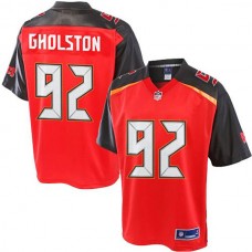 Pro Line William Gholston Red Tampa Bay Buccaneers #92 Jersey