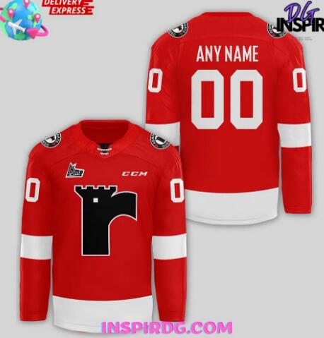 Quebec Remparts 2024 Red Hockey Jersey