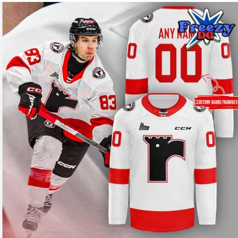 Quebec Remparts 2024 White Hockey Jersey