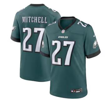 Quinyon Mitchell Philadelphia Eagles Nike Player Game Jersey - Midnight Green