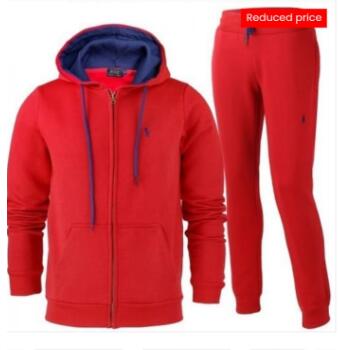 R.L Colorblock Fleece Zip Hoodie & Pants Set