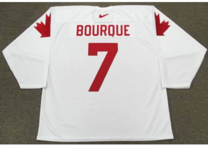 RAYMOND BOURQUE 1987 Team Canada Nike Vintage Throwback Hockey Jersey