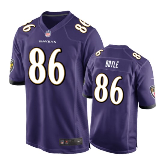 Ravens Purple Nick Boyle Game Jersey