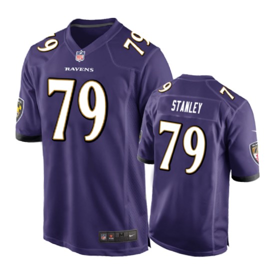 Ravens Purple Ronnie Stanley Game Jersey