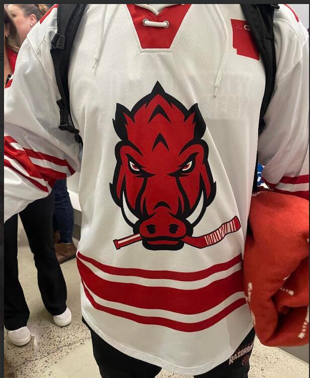 Razorback Hockey jerseys White