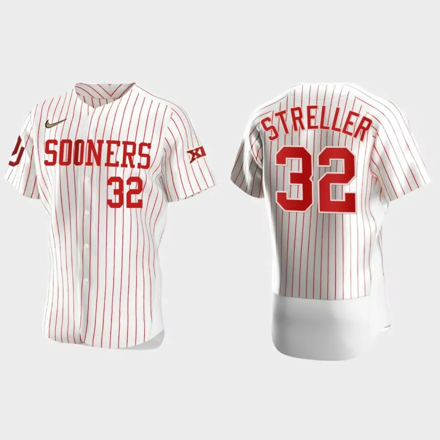 Read Streller Oklahoma Sooners 2021 Vapor Prime College Baseball Jersey – White