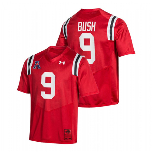 Red Men Cincinnati Bearcats Arquon Bush College Football 150th Anniversary Special Game Jersey