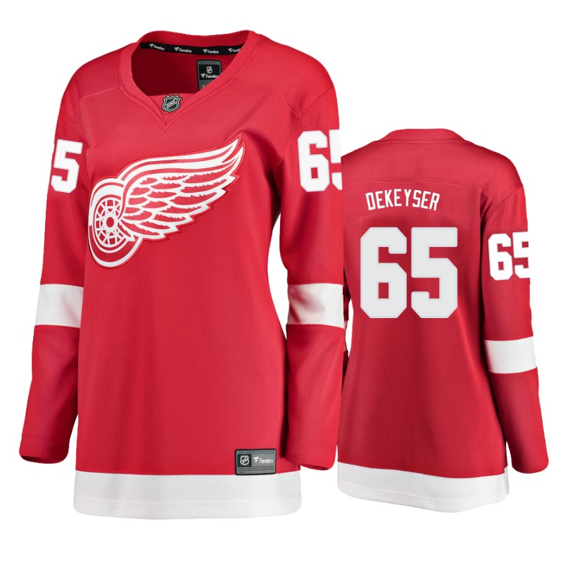Red Wings Danny DeKeyser Red Breakaway Player Home Jersey