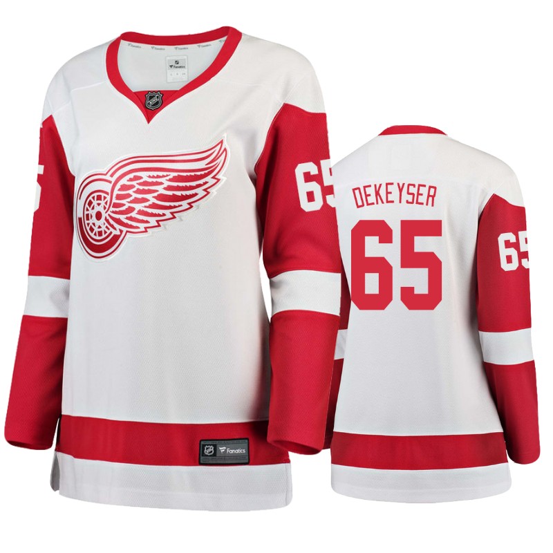 Red Wings Danny DeKeyser White Breakaway Fanatics Branded Jersey