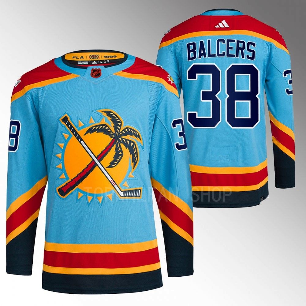 Reverse Retro 2.0 Florida Panthers Rudolfs Balcers 2022 Blue Authentic Primegreen Jersey men's