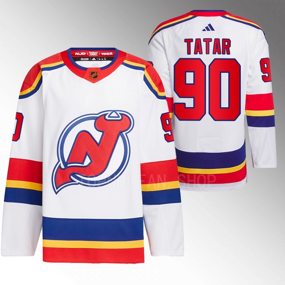 Reverse Retro 2.0 New Jersey Devils Tomas Tatar 2022 White Authentic Primegreen Jersey men's