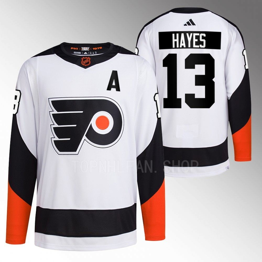 Reverse Retro 2.0 Philadelphia Flyers Kevin Hayes 2022 White Authentic Primegreen Jersey men's