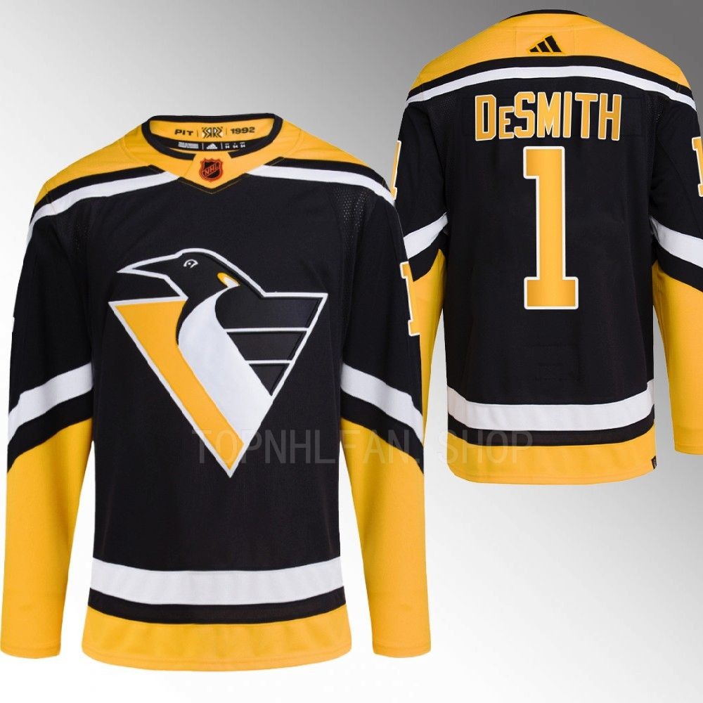 Reverse Retro 2.0 Pittsburgh Penguins Casey DeSmith 2022 Black Authentic Primegreen Jersey men's