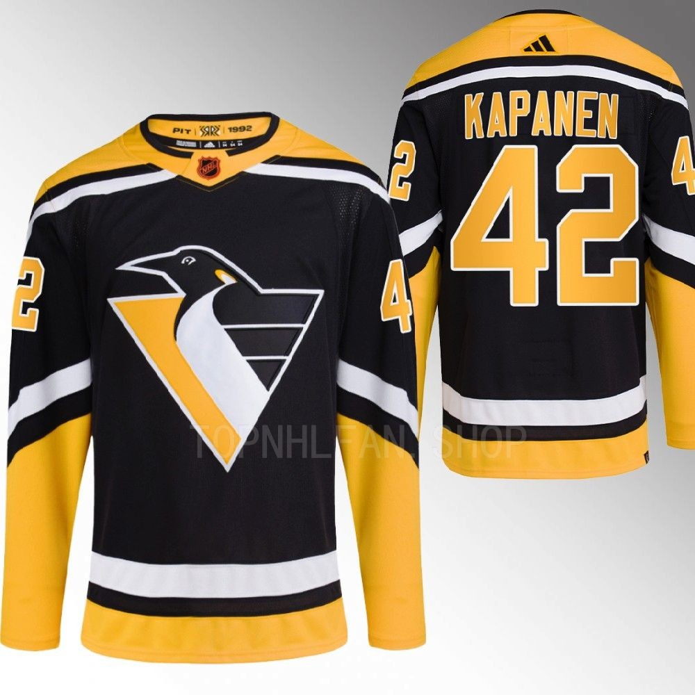 Reverse Retro 2.0 Pittsburgh Penguins Kasperi Kapanen 2022 Black Authentic Primegreen Jersey men's