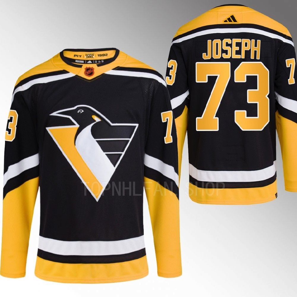 Reverse Retro 2.0 Pittsburgh Penguins Pierre-Olivier Joseph 2022 Black Authentic Primegreen Jersey men's