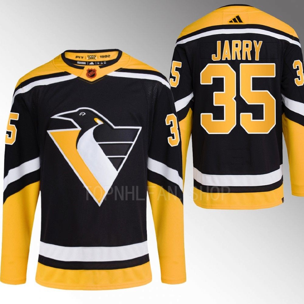 Reverse Retro 2.0 Pittsburgh Penguins Tristan Jarry 2022 Black Authentic Primegreen Jersey men's