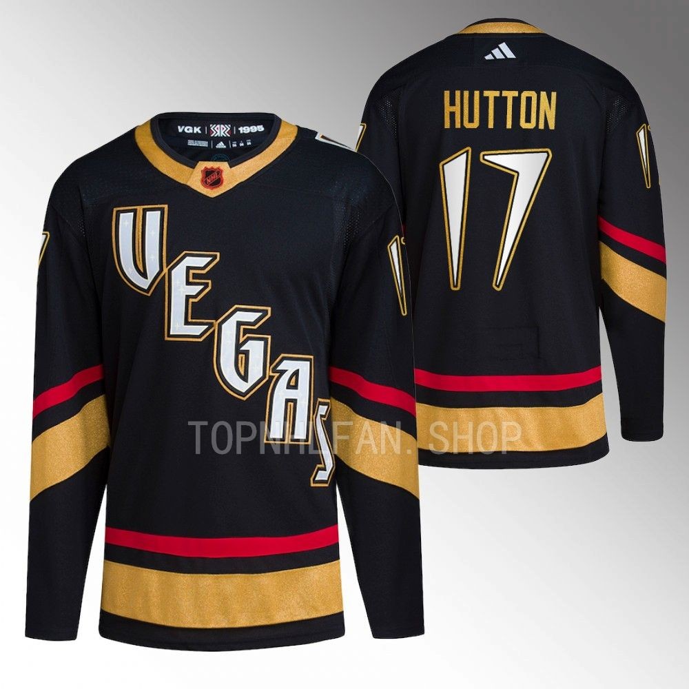 Reverse Retro 2.0 Vegas Golden Knights Ben Hutton 2022 Black Primegreen Authentic Jersey men's