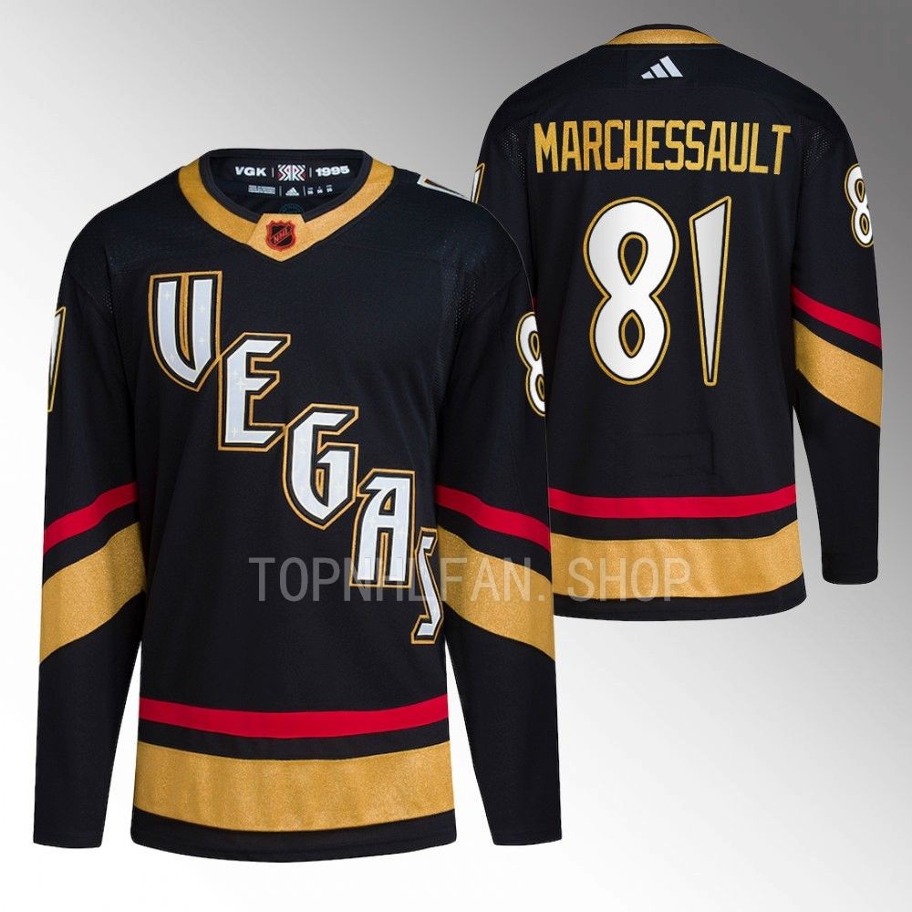 Reverse Retro 2.0 Vegas Golden Knights Jonathan Marchessault 2022 Black Primegreen Authentic Jersey men's