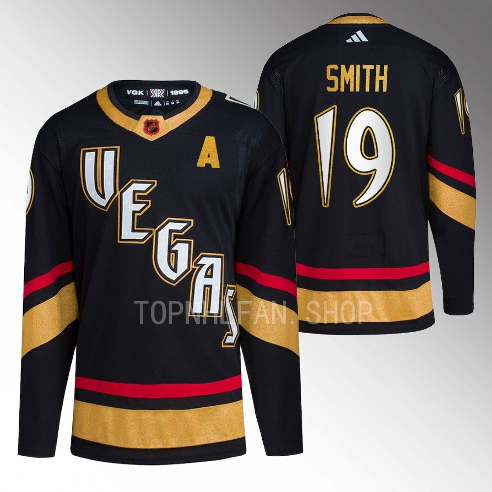 Reverse Retro 2.0 Vegas Golden Knights Reilly Smith 2022 Black Primegreen Authentic Jersey men's