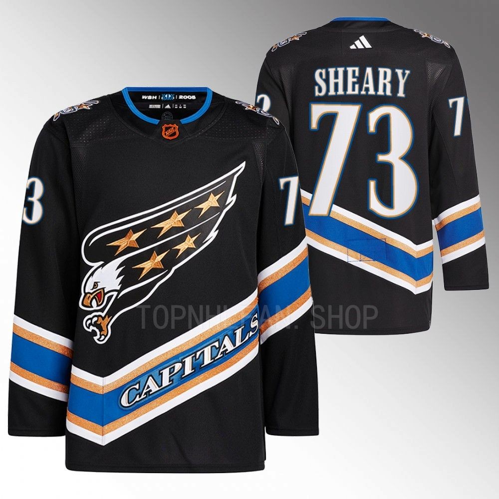 Reverse Retro 2.0 Washington Capitals Conor Sheary 2022 Black Authentic Primegreen Jersey men's