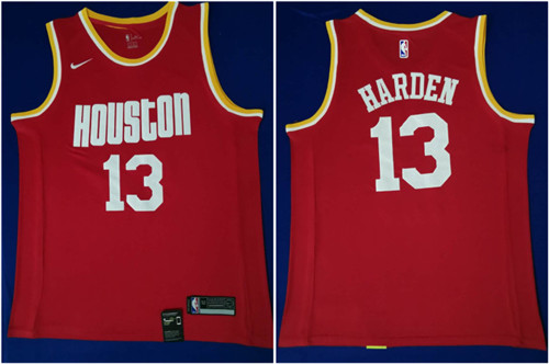Rockets 13 James Harden Red Nike Swingman Jersey