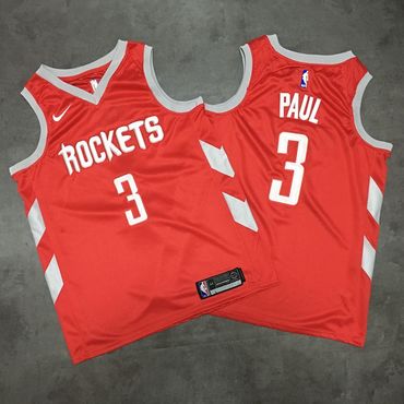 Rockets 3 Chris Paul Red Nike Swingman Jersey