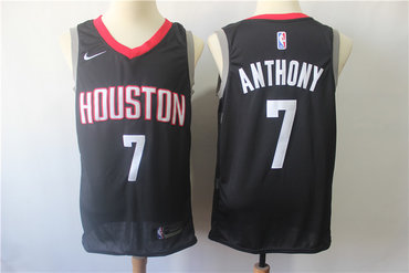 Rockets 7 Carmelo Anthony Black Nike Swingman Jersey