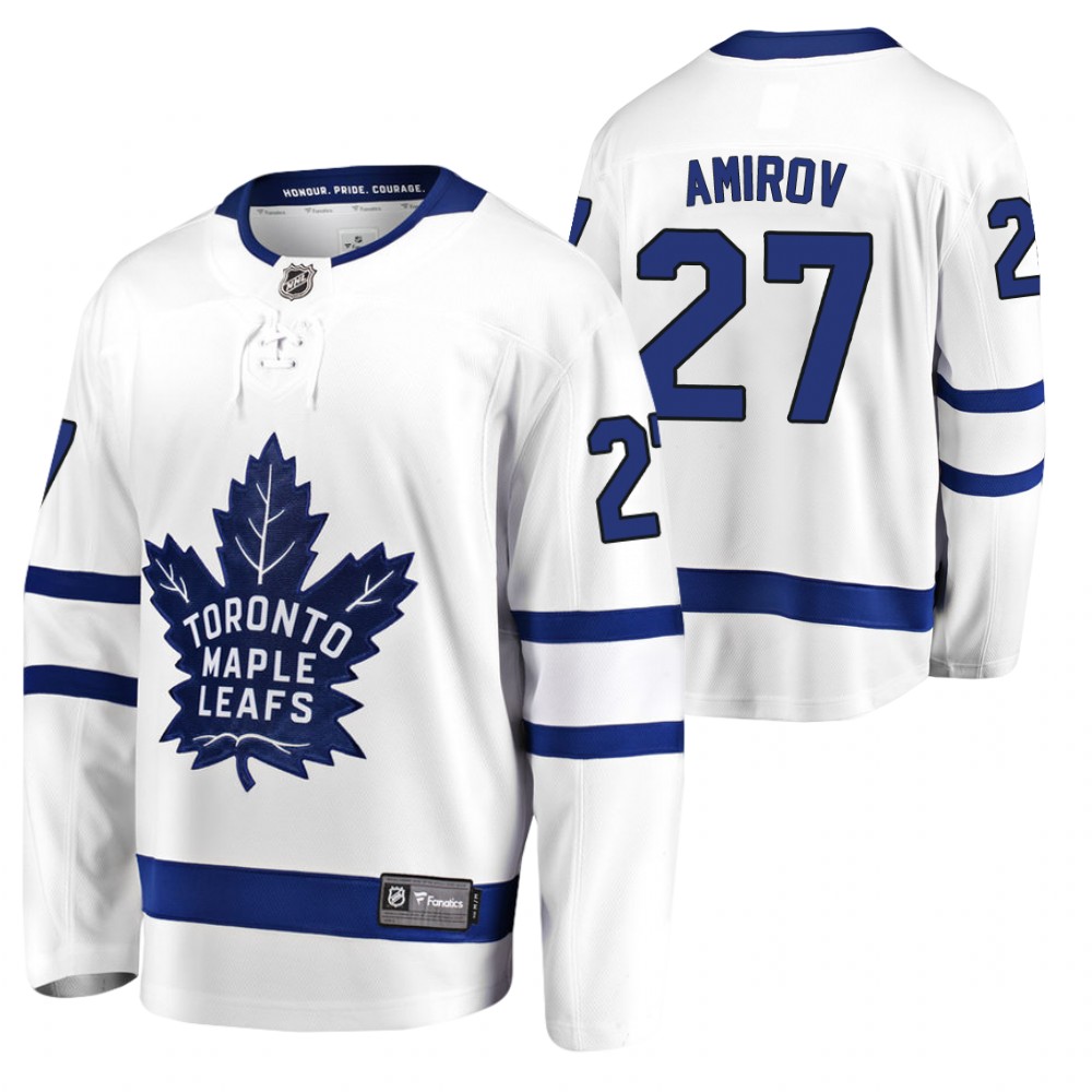 Rodion Amirov Toronto Maple Leafs 2020 NHL Draft White Away Jersey