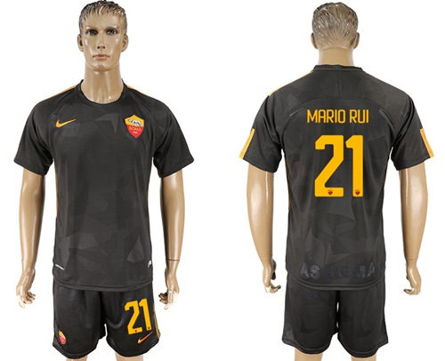 Roma #21 Mario Rui Sec Away Soccer Club Jersey
