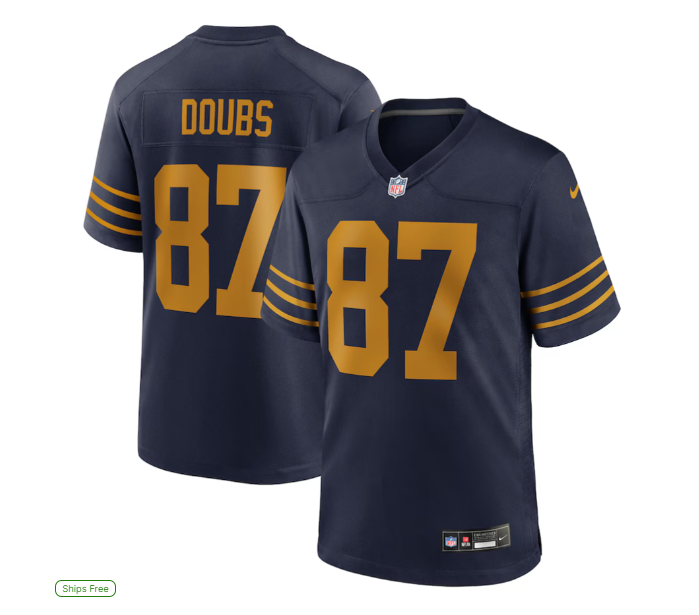 Romeo Doubs Green Bay Packers Nike The 1923 Classic Game Jersey - Navy