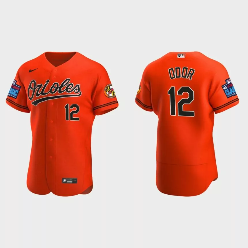 Rougned Odor Baltimore Orioles 2022 Little League Classic Authentic Jersey – Orange