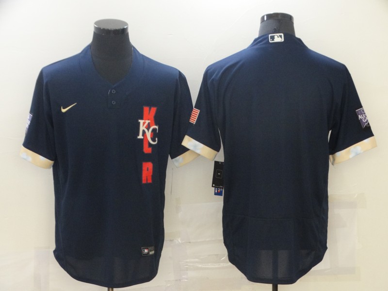 Royals Blank Navy Nike 2021 MLB All-Star Flexbase Jersey