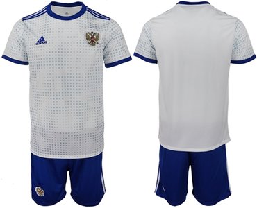 Russia Blank Away Soccer Country Jersey